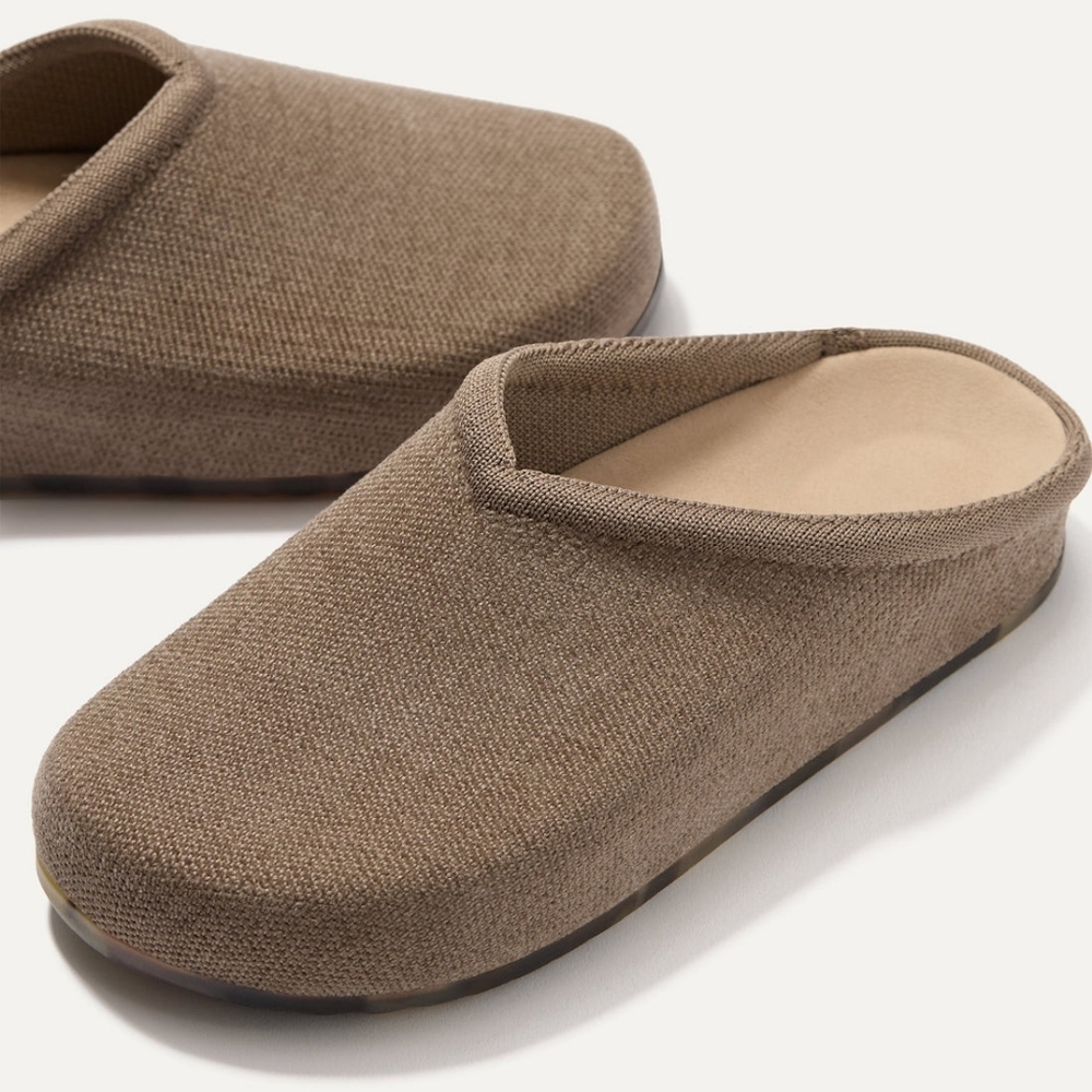 Rothys ReVelvet Comfort Clog, W7, Portobello